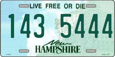 NH license plate 1435444