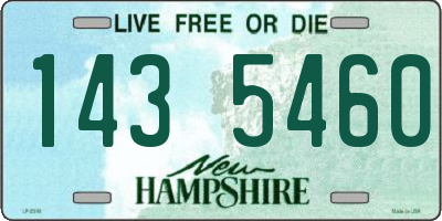 NH license plate 1435460