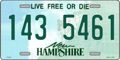 NH license plate 1435461