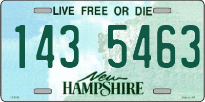 NH license plate 1435463