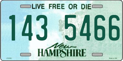 NH license plate 1435466