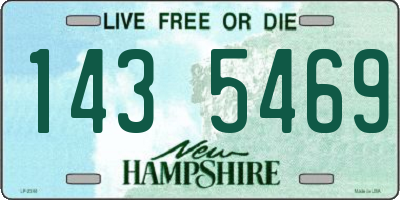NH license plate 1435469