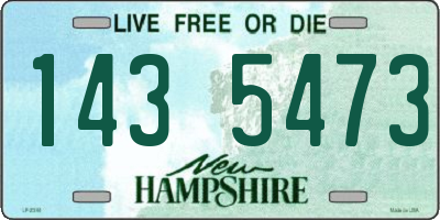 NH license plate 1435473
