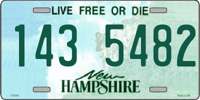 NH license plate 1435482