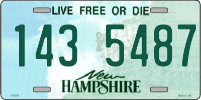 NH license plate 1435487