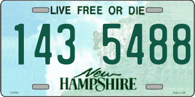 NH license plate 1435488