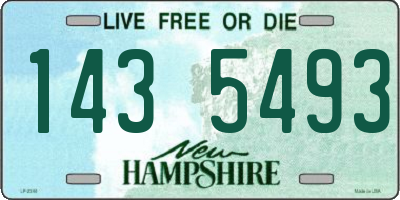 NH license plate 1435493