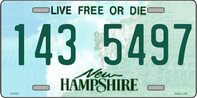NH license plate 1435497