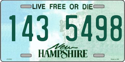 NH license plate 1435498