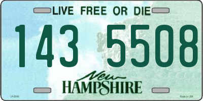 NH license plate 1435508