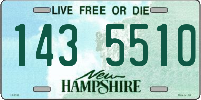 NH license plate 1435510