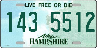 NH license plate 1435512