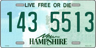 NH license plate 1435513