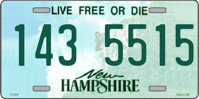 NH license plate 1435515