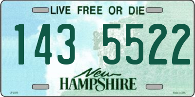 NH license plate 1435522