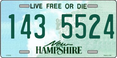 NH license plate 1435524
