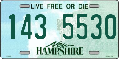 NH license plate 1435530