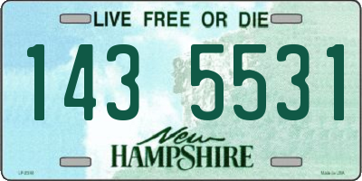 NH license plate 1435531