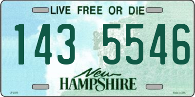 NH license plate 1435546