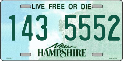 NH license plate 1435552