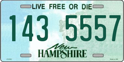 NH license plate 1435557