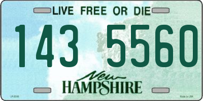 NH license plate 1435560