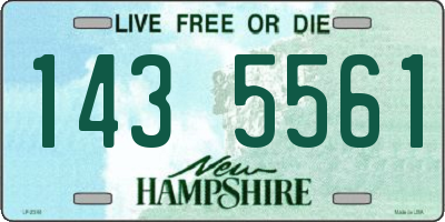 NH license plate 1435561
