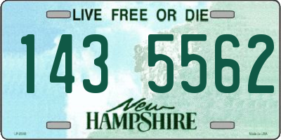 NH license plate 1435562