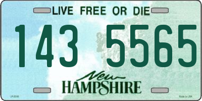 NH license plate 1435565