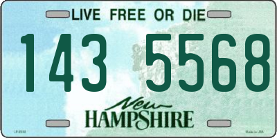 NH license plate 1435568