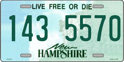 NH license plate 1435570