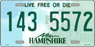 NH license plate 1435572