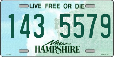 NH license plate 1435579