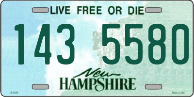NH license plate 1435580