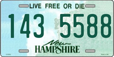 NH license plate 1435588