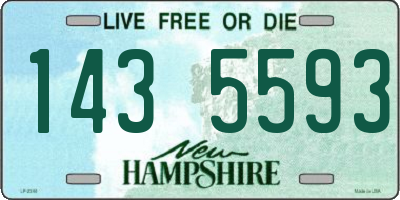 NH license plate 1435593