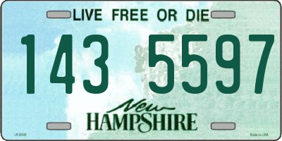 NH license plate 1435597
