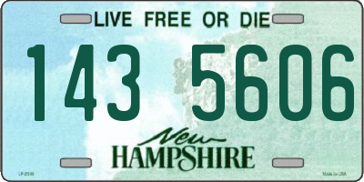 NH license plate 1435606
