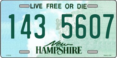 NH license plate 1435607