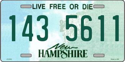 NH license plate 1435611