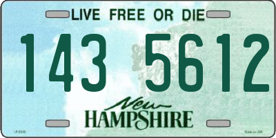 NH license plate 1435612