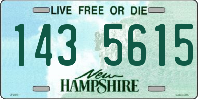 NH license plate 1435615