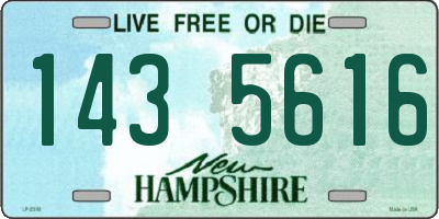 NH license plate 1435616