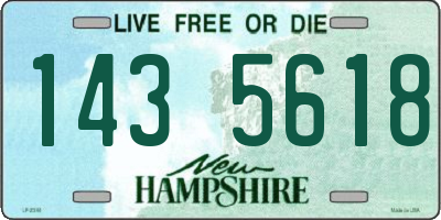 NH license plate 1435618