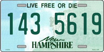 NH license plate 1435619