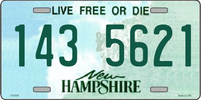 NH license plate 1435621