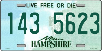 NH license plate 1435623