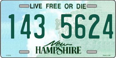 NH license plate 1435624
