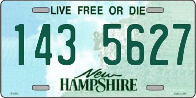 NH license plate 1435627