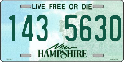 NH license plate 1435630